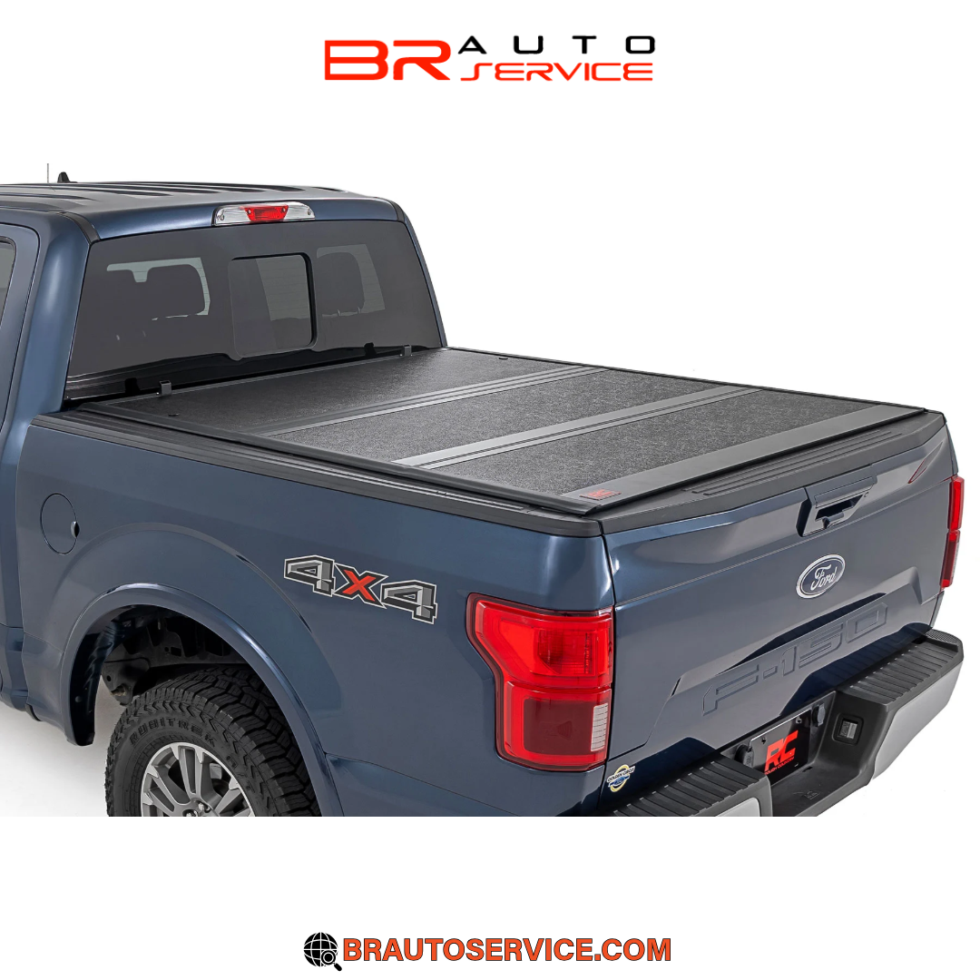 Rough Country Low Profile Hard Tri Fold Bed Cover