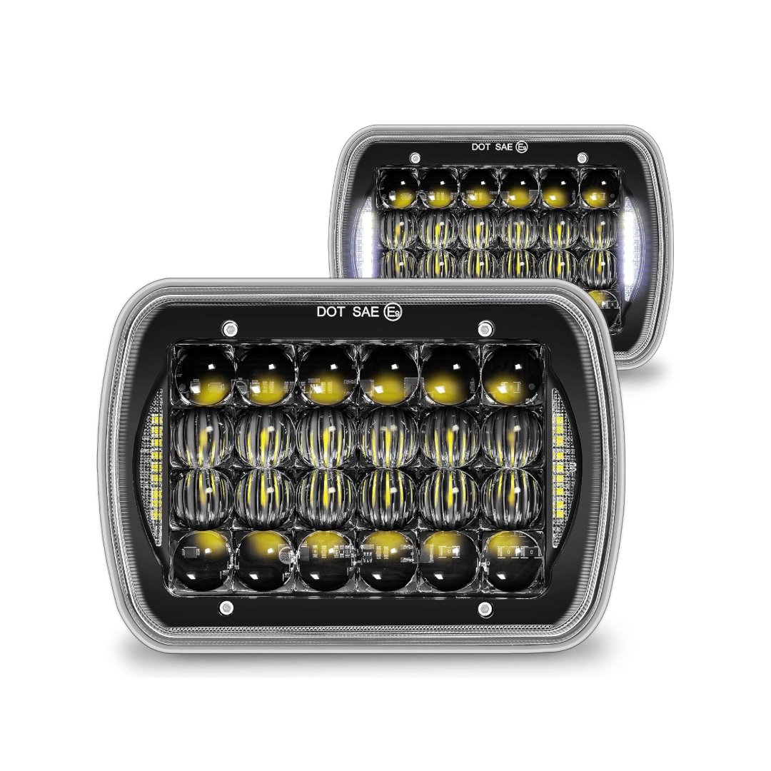 Set Focos LED 5X7 W DRL